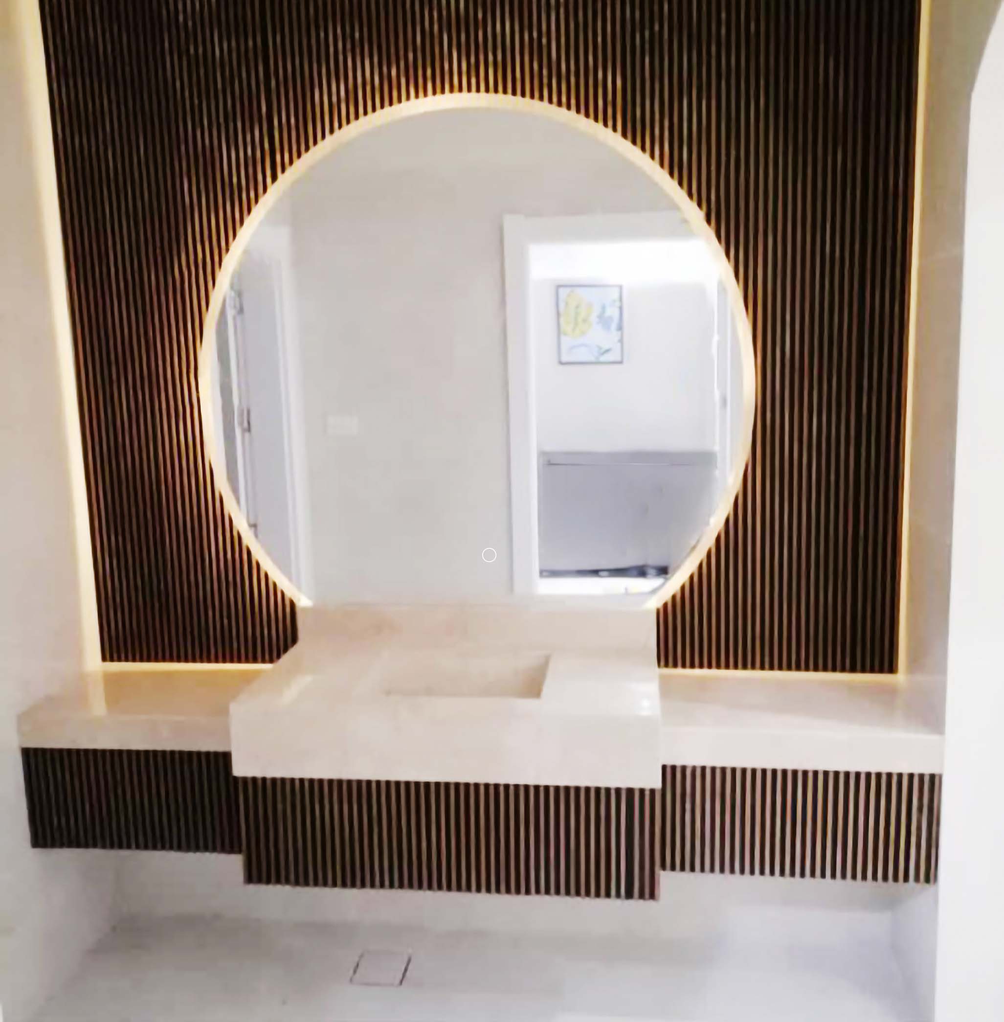 Stone & Wooden Vanity Design(1)