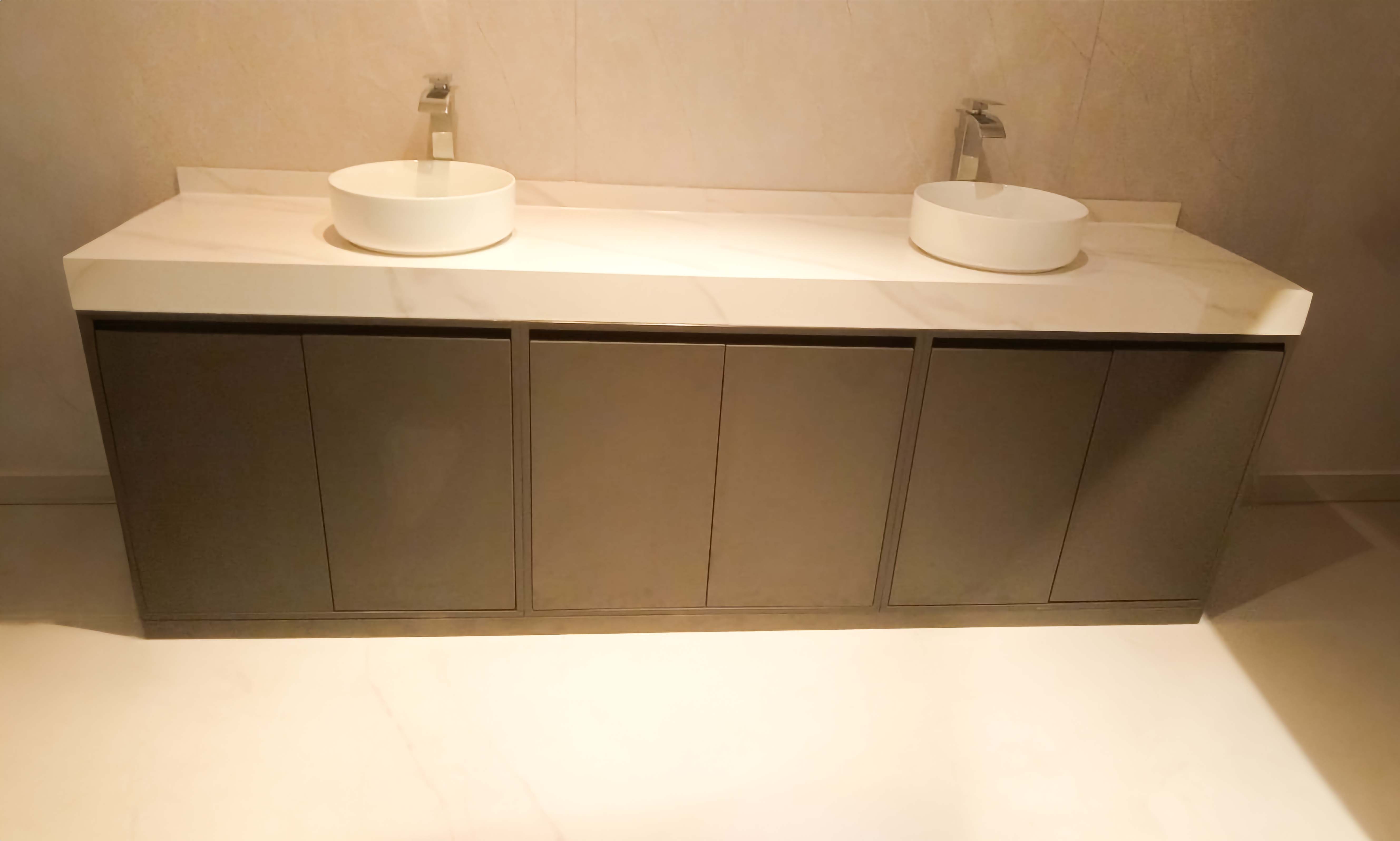 Stone & Wooden Vanity Design(102)